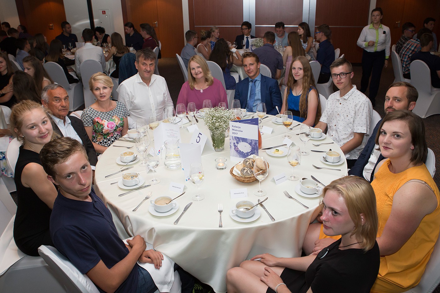 Scholars holders at the Champions' Dinner
